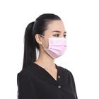 تنفس قناع الوجه القابل للتصرف 3ply غير المنسوجة قناع الأذن لمكافحة التلوث المزود